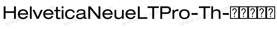 HelveticaNeueLTPro-Th字体转换