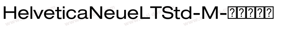 HelveticaNeueLTStd-M字体转换