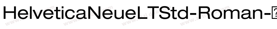 HelveticaNeueLTStd-Roman字体转换