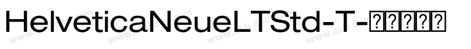 HelveticaNeueLTStd-T字体转换