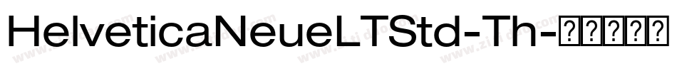 HelveticaNeueLTStd-Th字体转换