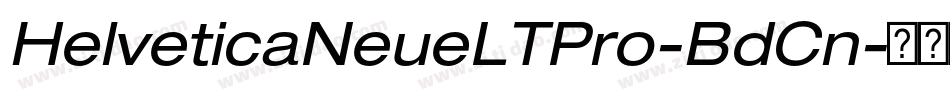 HelveticaNeueLTPro-BdCn字体转换