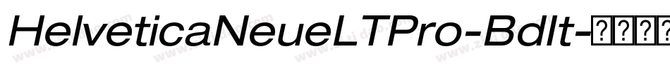 HelveticaNeueLTPro-BdIt字体转换