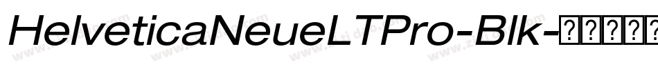 HelveticaNeueLTPro-Blk字体转换