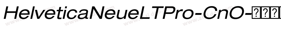 HelveticaNeueLTPro-CnO字体转换