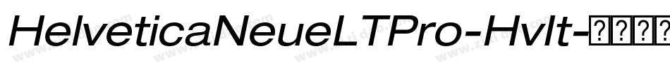 HelveticaNeueLTPro-HvIt字体转换