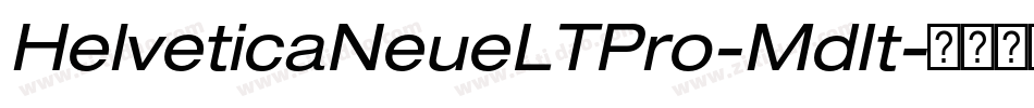 HelveticaNeueLTPro-MdIt字体转换