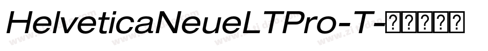 HelveticaNeueLTPro-T字体转换