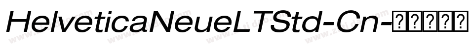 HelveticaNeueLTStd-Cn字体转换