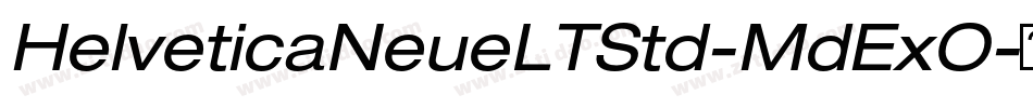 HelveticaNeueLTStd-MdExO字体转换