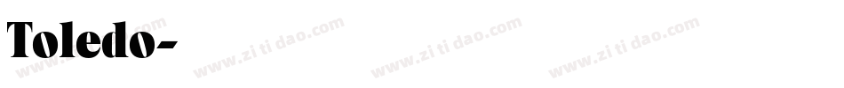 Toledo字体转换