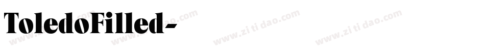 ToledoFilled字体转换