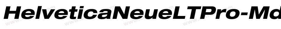 HelveticaNeueLTPro-MdExO字体转换