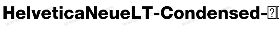 HelveticaNeueLT-Condensed字体转换