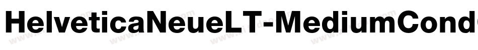 HelveticaNeueLT-MediumCondObl字体转换