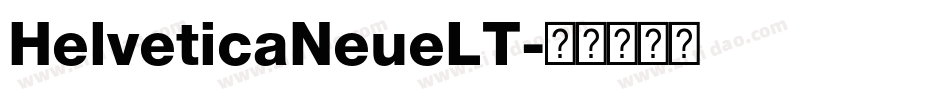 HelveticaNeueLT字体转换