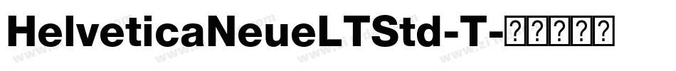 HelveticaNeueLTStd-T字体转换