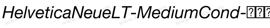 HelveticaNeueLT-MediumCond字体转换