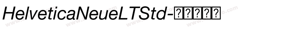 HelveticaNeueLTStd字体转换
