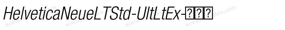 HelveticaNeueLTStd-UltLtEx字体转换