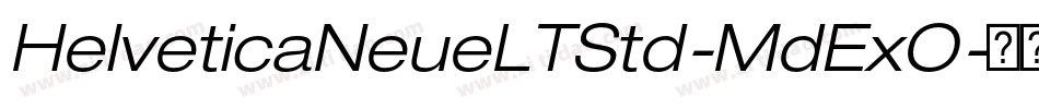 HelveticaNeueLTStd-MdExO字体转换