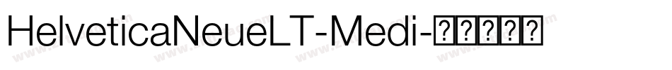 HelveticaNeueLT-Medi字体转换