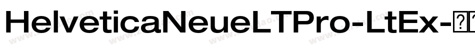 HelveticaNeueLTPro-LtEx字体转换
