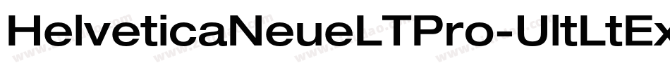 HelveticaNeueLTPro-UltLtEx字体转换