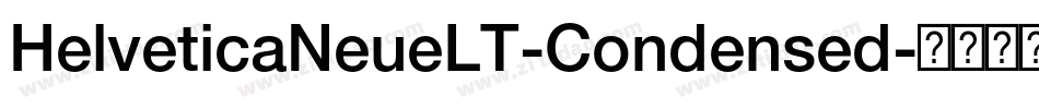 HelveticaNeueLT-Condensed字体转换