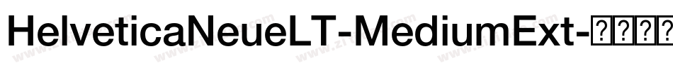 HelveticaNeueLT-MediumExt字体转换