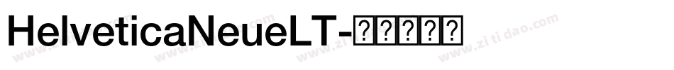 HelveticaNeueLT字体转换