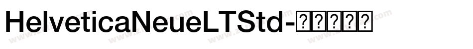 HelveticaNeueLTStd字体转换