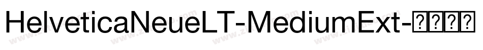 HelveticaNeueLT-MediumExt字体转换