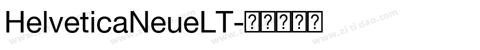 HelveticaNeueLT字体转换