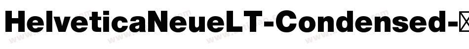 HelveticaNeueLT-Condensed字体转换