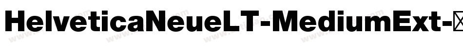 HelveticaNeueLT-MediumExt字体转换