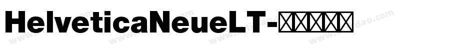 HelveticaNeueLT字体转换