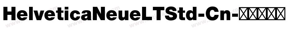 HelveticaNeueLTStd-Cn字体转换