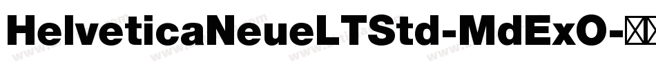 HelveticaNeueLTStd-MdExO字体转换