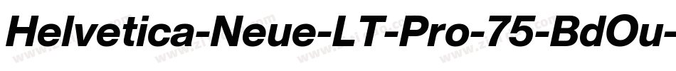 Helvetica-Neue-LT-Pro-75-BdOu-2字体转换
