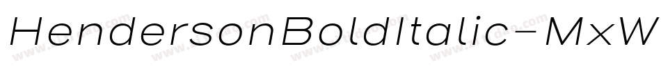 HendersonBoldItalic-MxWv字体转换 HendersonBoldItalic-MxWv字体转换