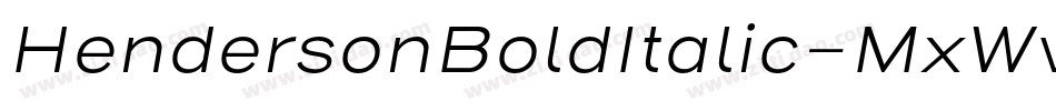 HendersonBoldItalic-MxWv字体转换 HendersonBoldItalic-MxWv字体转换