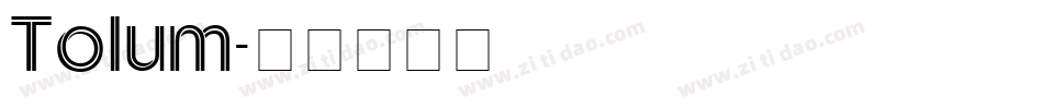 Tolum字体转换