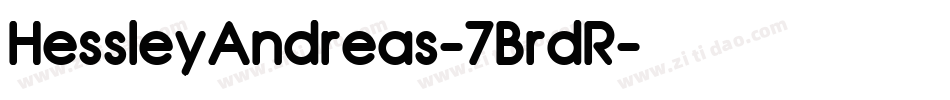 HessleyAndreas-7BrdR字体转换