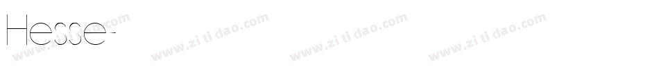 Hesse字体转换