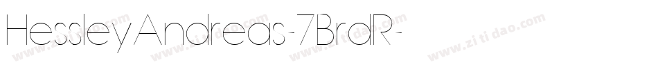 HessleyAndreas-7BrdR字体转换