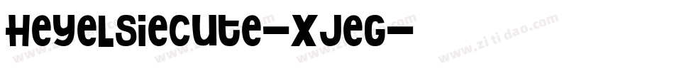 HeyElsieCute-XjeG字体转换