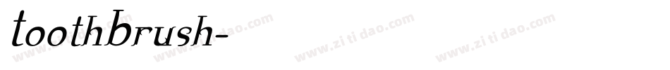 ToothBrush字体转换