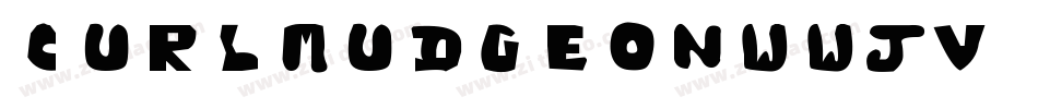Curlmudgeon-WWJv字体转换
