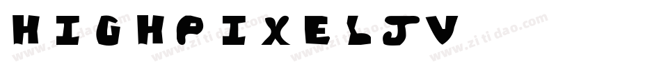 HighPixel7-08jv字体转换